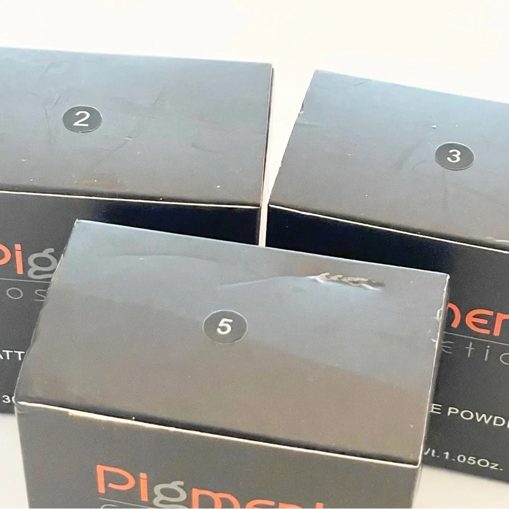 Pigment‎ Cosmetics Matte Loose Powder Face Makeup Lot of 3 NEW 1.05oz